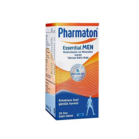 Pharmaton Essential Men 30 Kapsül SKT:01/2025