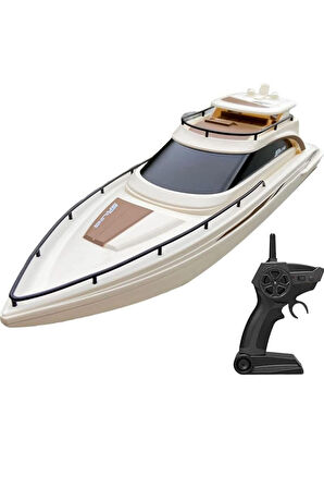 Uzaktan Kumandalı Tekne 2.4 - 20KM Hız Yapar Çift Motorlu Sürat Teknesi