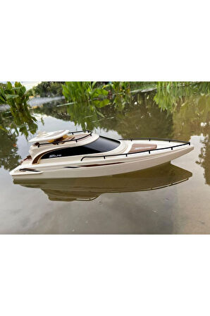 Uzaktan Kumandalı Tekne 2.4 - 20KM Hız Yapar Çift Motorlu Sürat Teknesi