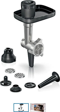 Bosch Mums6 Mutfak Şefi Uyumlu Kıyma Cekme Aparatı ve Erişte Makarna Acma Seti 2 Li Set