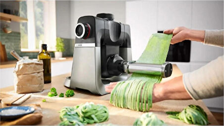Bosch Mums6 Mutfak Şefi Uyumlu Kıyma Cekme Aparatı ve Erişte Makarna Acma Seti 2 Li Set