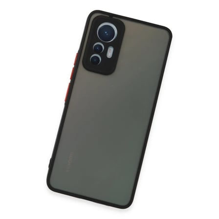 Xiaomi Mi 12 Lite Kılıf Montreal Silikon Kapak - Siyah