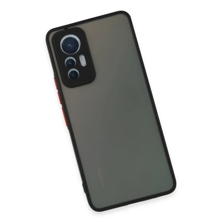 Xiaomi Mi 12 Lite Kılıf Montreal Silikon Kapak - Siyah