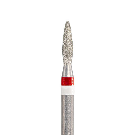 Kristall Tayfun Serisi Elmas Manikür Törpü Ucu Sivri Uçlu Ateş Model Kırmızı 021