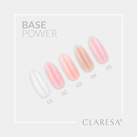 Claresa Renkli Power Base Coat Nude Serisi 04 - 5g