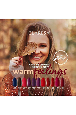 Claresa Kalıcı Oje Puprle Yoğun Mor 621 5gr