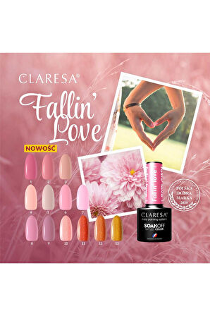 Claresa Kalıcı Oje Fallin Love Kahve Bej 03 5gr