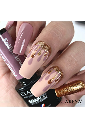 Claresa Kalıcı Oje Fallin Love Kahve Bej 03 5gr