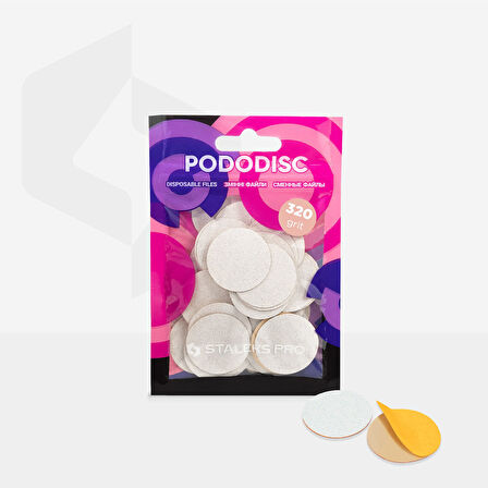 Staleks Pododisk Törpü Yedeği 25mm 80 Grit (Large) 50li PDF-25-80w