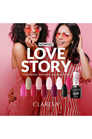 Claresa Kalıcı Oje Love Story Kiraz Kırmızı 8 5g