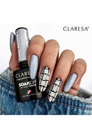 Claresa Kalıcı Oje Frosty Morning 02 Pastel Gri Mavi 5gr