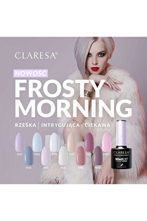 Claresa Kalıcı Oje Frosty Morning 10 Pastel Mor 5gr