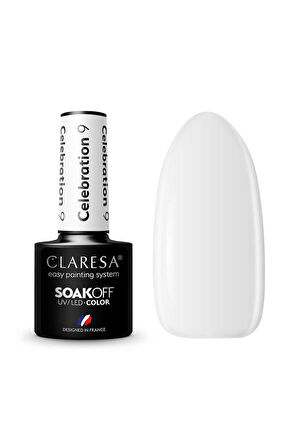 Claresa Kalıcı Oje Yarı Şeffaf Beyaz 09 5gr