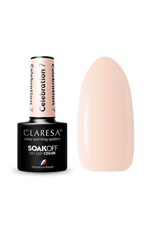 Claresa Kalıcı Oje Yarı Şeffaf Nude Bej 07 5gr