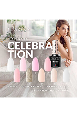 Claresa Kalıcı Oje Yarı Şeffaf Nude Bej 07 5gr