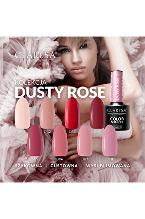 Claresa Kalıcı Oje Koyu Gül Kırmızı 04 5gr