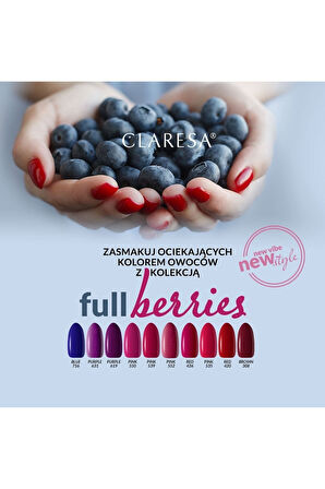 Claresa Kalıcı Oje Koyu Mor 619 5gr