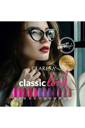 Claresa Kalıcı Oje Derin Koyu Mor 630 5gr