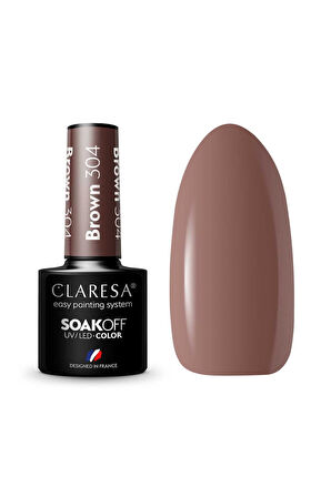 Claresa Kalıcı Oje Brown Saf Kahverengi 304 5g