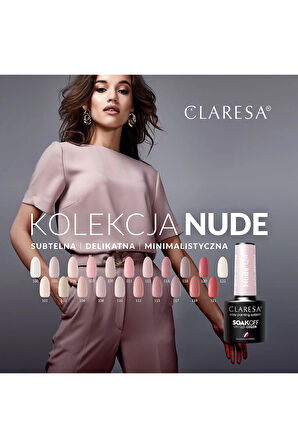 Claresa Kalıcı Oje Açık Pembe Nude 101 5g