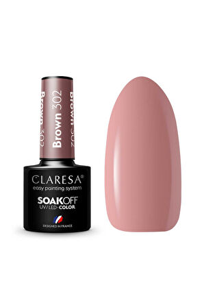Claresa Kalıcı Oje Açık Kahverengi 302 5g