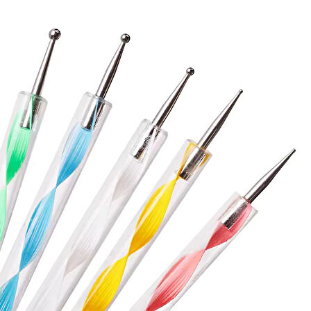 5li Nail Art Tırnak Süsleme Dotting Kalemi