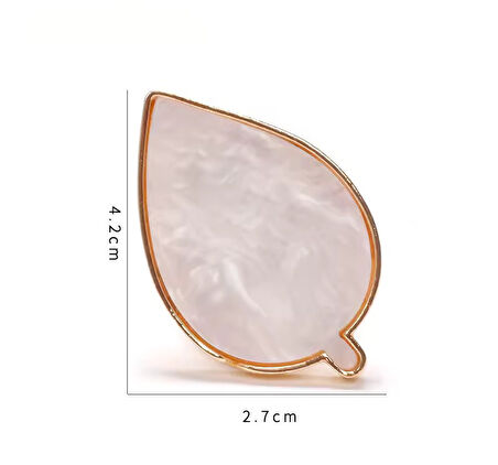 Yüzük Nail Art Oje ve Boya Karıştırma Paleti Kalp