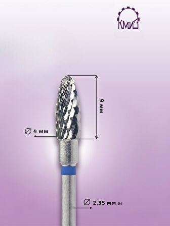 Kmiz Manikür Çıkarma Çelik Törpü Ucu Mavi Küçük Mısır FPD040-L9