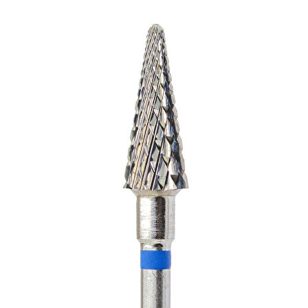 Kmiz Manikür Çıkarma Çelik Törpü Ucu Mavi Mızrak Koni FKDE-050C