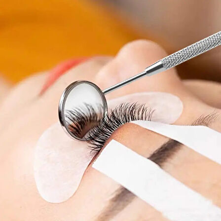 İpek Kirpik Kontrol Aynası Diş Kontrol Aynası Metal