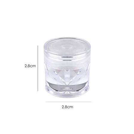 Nail Art Tırnak Süsleme İnci Tozu Sedefli Beyaz No:1