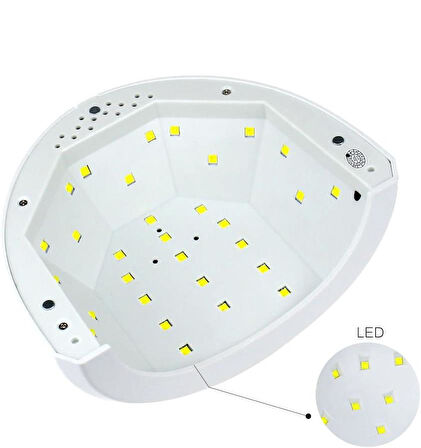 Sun 1S Manikür Tırnak Kurutucu UV Led Lamba Beyaz 48w