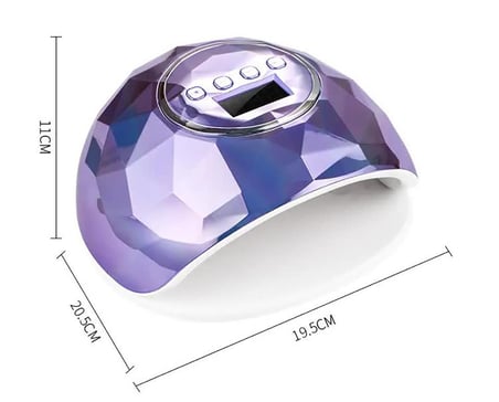 Manikür Tırnak Kurutucu UV Led Lamba Purple Smart 86W