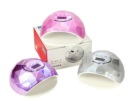 Manikür Tırnak Kurutucu UV Led Lamba Purple Smart 86W