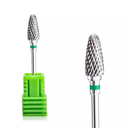 Çelik Freze Törpü Ucu Yeşil Çin