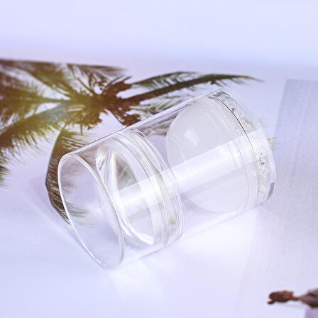 Çift Silikonlu Stamping Baskı ve French Uygulama Mühürü 009