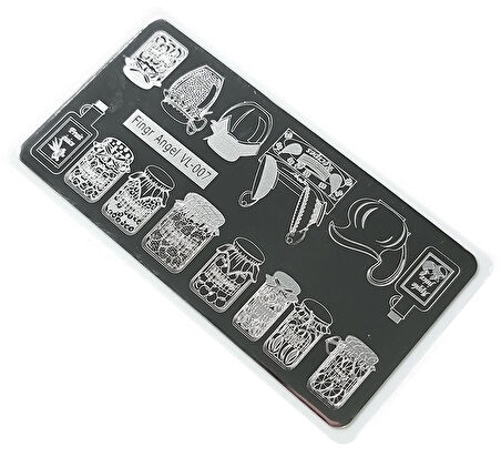 Nail Art Stamping Baskı Plakası VL07