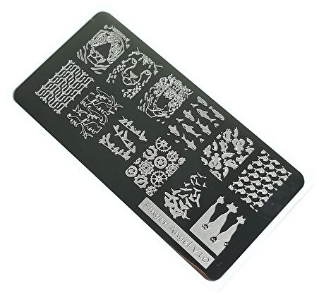 Nail Art Stamping Baskı Plakası VV10