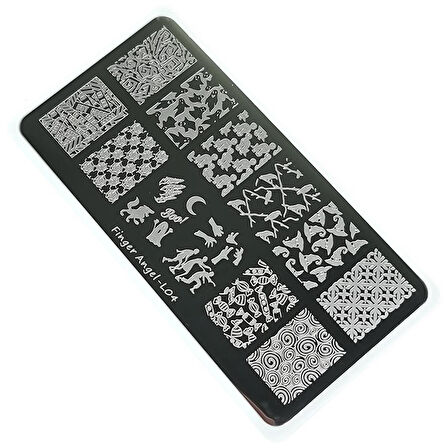 Nail Art Stamping Baskı Plakası FVL04