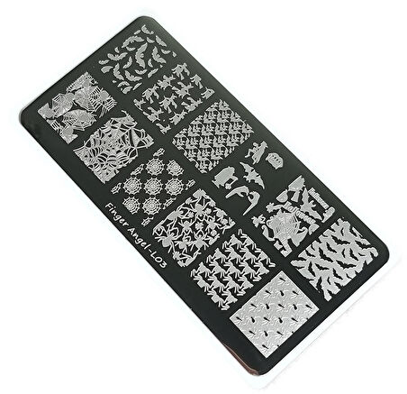 Nail Art Stamping Baskı Plakası FVL03