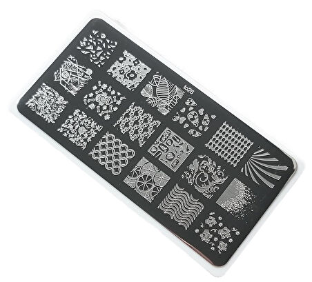 Nail Art Stamping Baskı Plakası