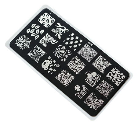 Nail Art Stamping Baskı Plakası