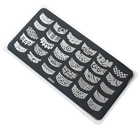 Nail Art Stamping Baskı Plakası