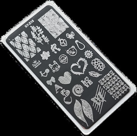 Nail Art Stamping Baskı Plakası