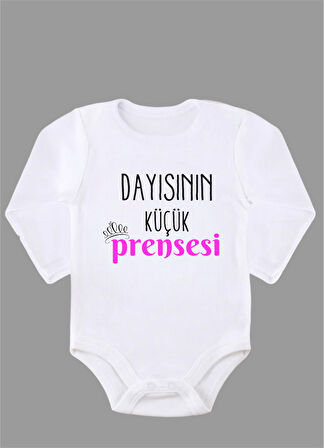 Uzun Kollu %100 Organik Pamuk Baskılı Bebek Body Çıtçıtlı Zıbın ZBN091