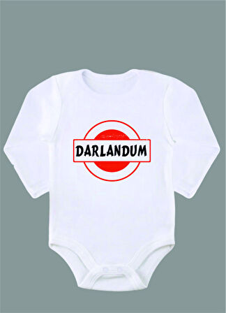 Uzun Kollu %100 Organik Pamuk Baskılı Bebek Body Çıtçıtlı Zıbın ZBN075