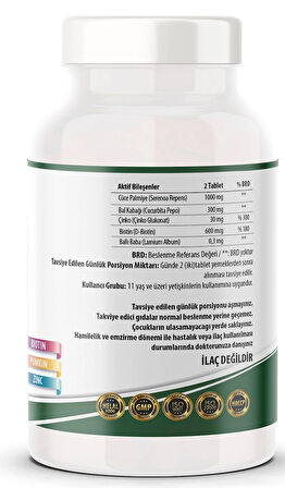 Ncs Saw Palmetto 1000 MG  Çinko Complex 180 Tablet