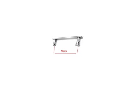 Duşakabin Cam Kabin Metal Kulp 16 cm Krom Parlak Cam Kapı Tutamağı (Parlak)