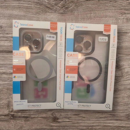 MAGSAFE'Lİ APPLE 14 PRO MAX  ULTRA KORUMA +KAMERA LENS KORUYUCU HEDİYE 