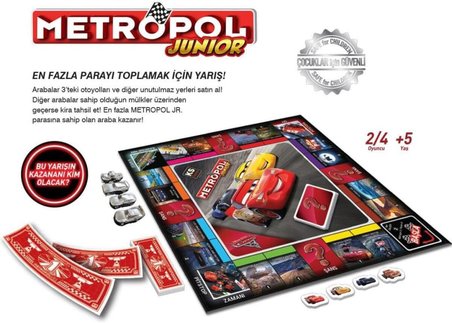 Cars Metropol Junior Kutu Oyunu